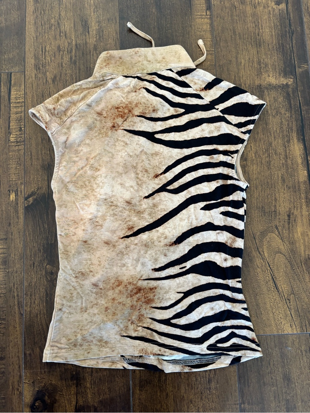 I.AM.GIA Tiger Print Top - Picture 2 of 2